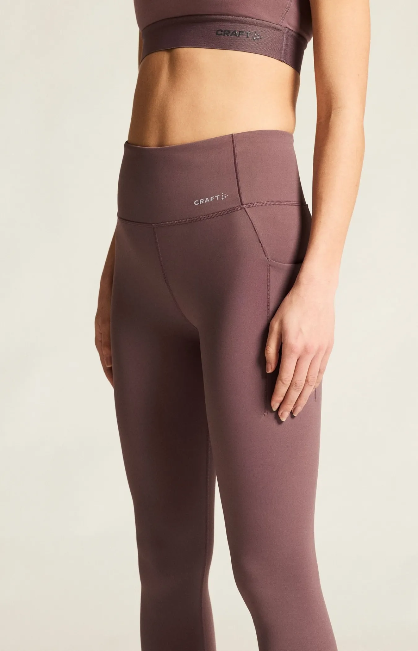 Tights|Løping>Craft Sportswear Essence Tights 3 W Flint