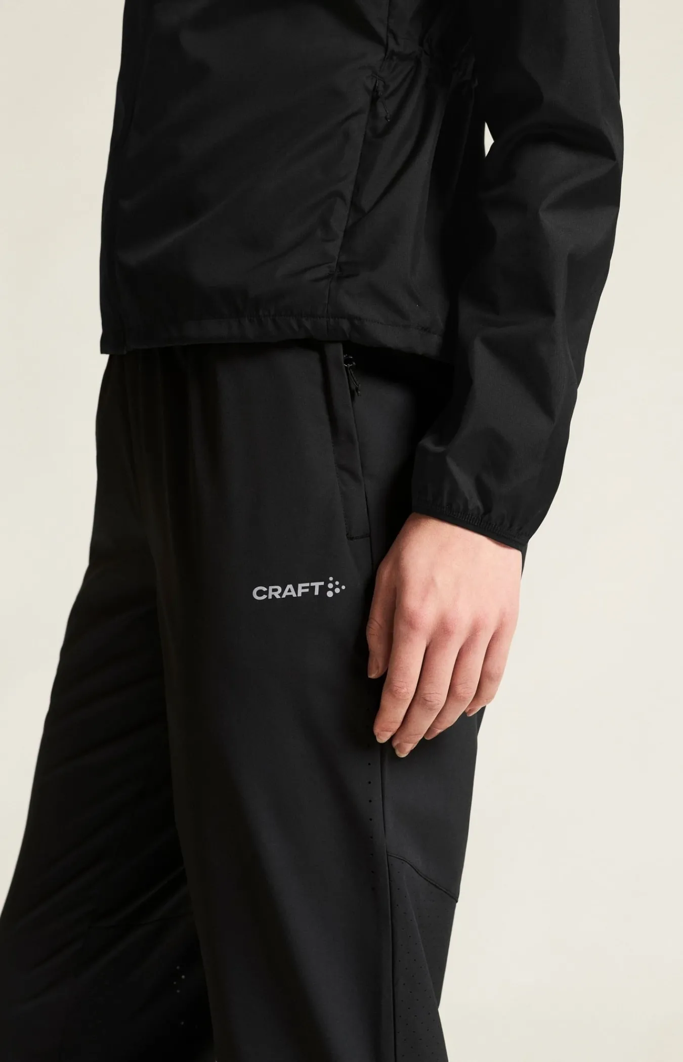 Bukser|Løping>Craft Sportswear Essence Training Pants 3 W Black