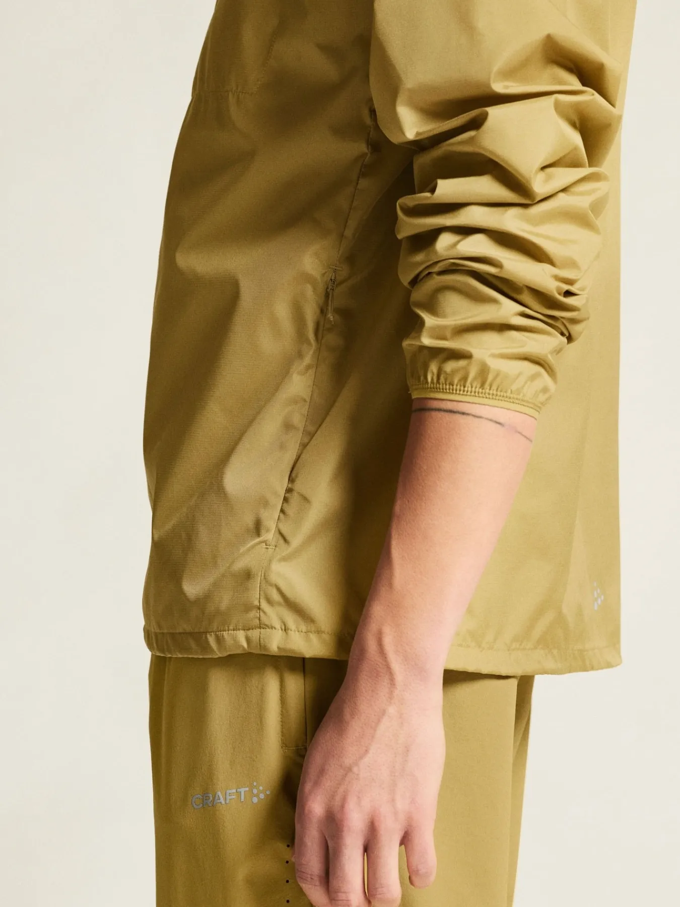 Jakker & Vester|Løping>Craft Sportswear Essence Wind Jacket 2 M Khaki