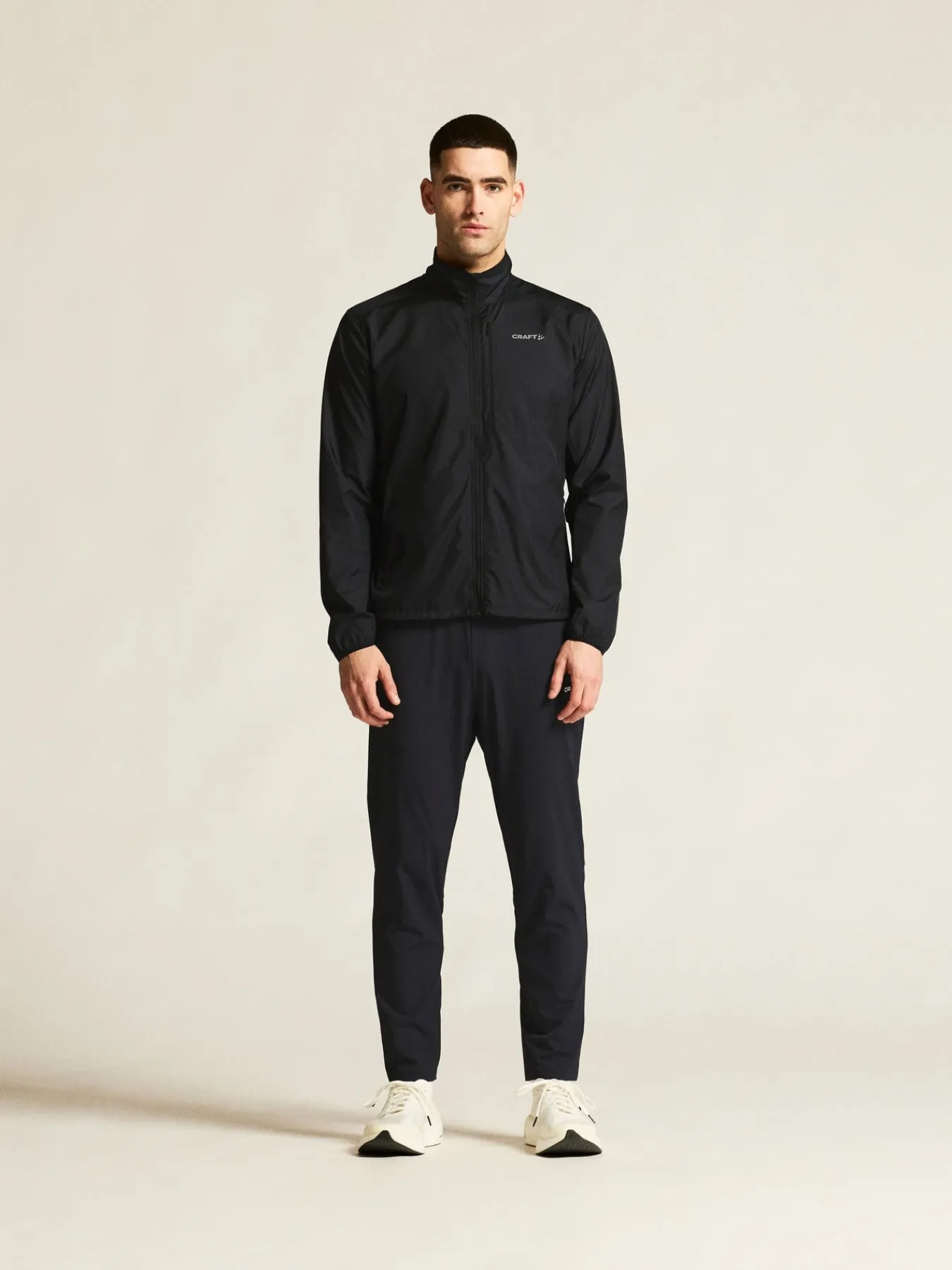 Jakker & Vester|Løping>Craft Sportswear Essence Wind Jacket 2 M Black