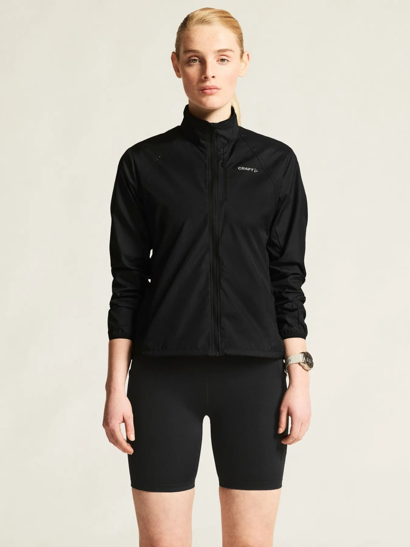 Jakker & Vester|Løping>Craft Sportswear Essence Wind Jacket 2 W Black