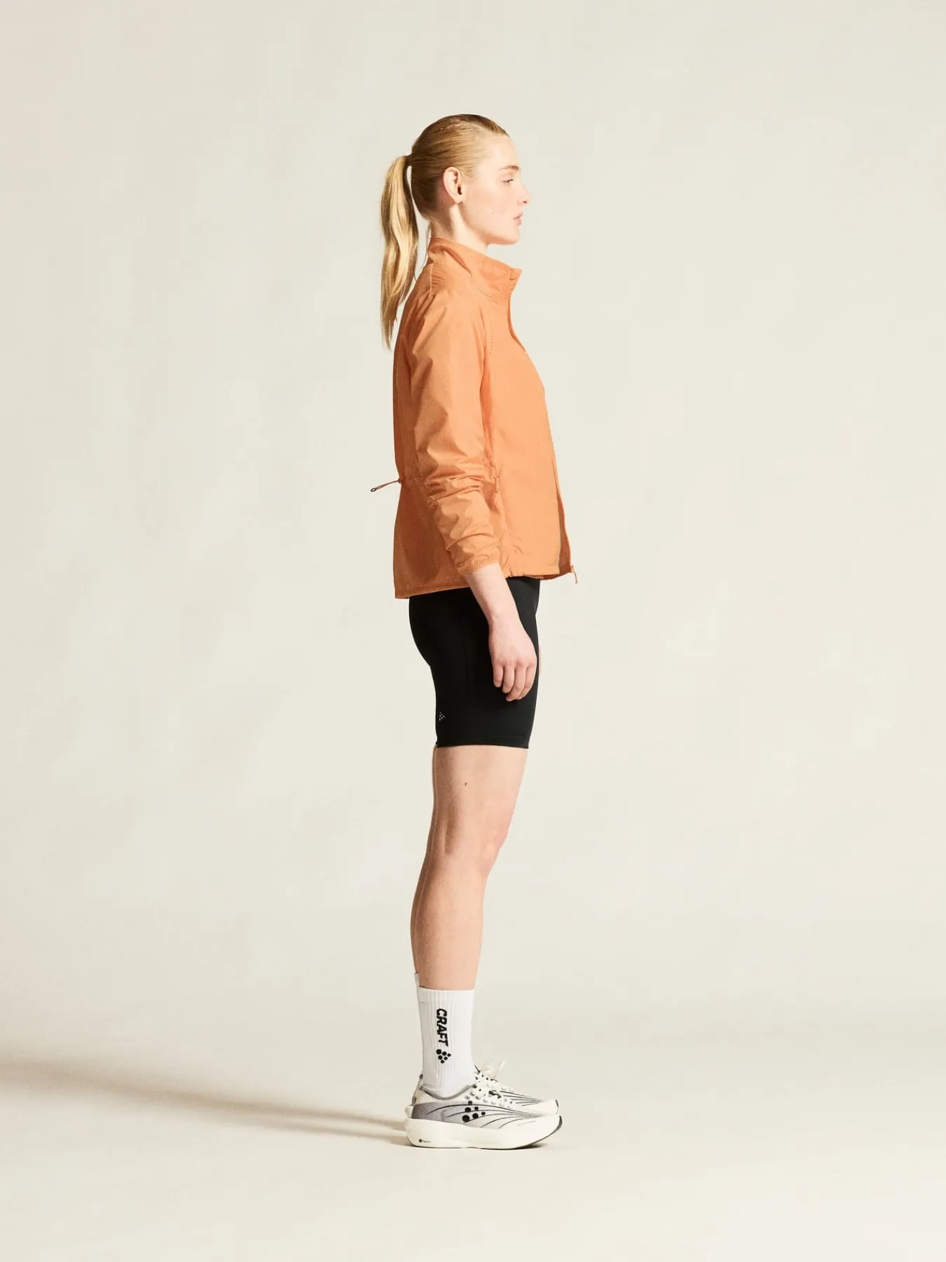 Jakker & Vester|Løping>Craft Sportswear Essence Wind Jacket 2 W Apricot