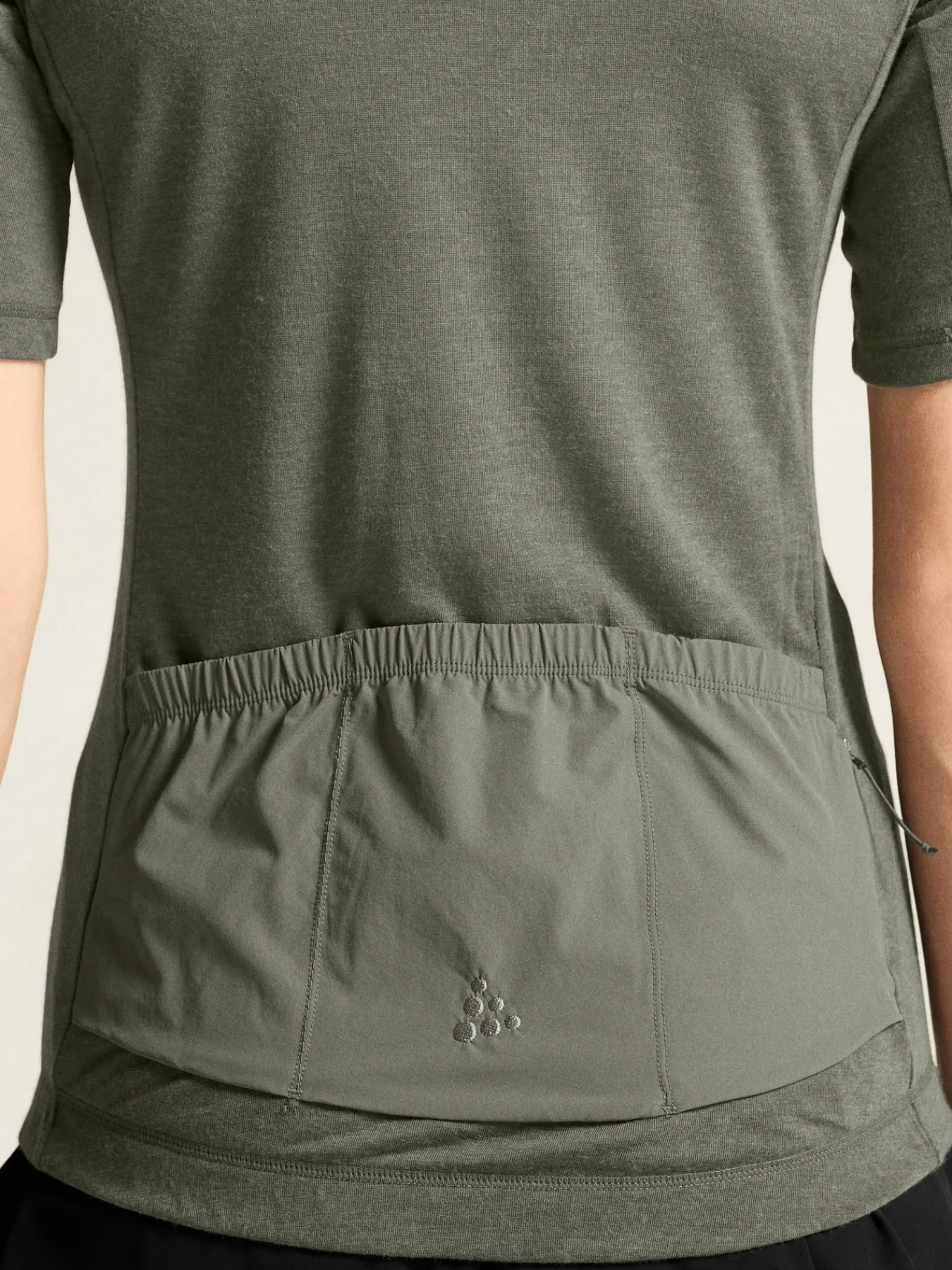T-Skjorter & Singleter|Sykling>Craft Sportswear Everyday Wool SS Jersey W Leaf/Melange