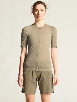 T-Skjorter & Singleter|Sykling>Craft Sportswear Everyday Wool SS Jersey W Hay/Melange