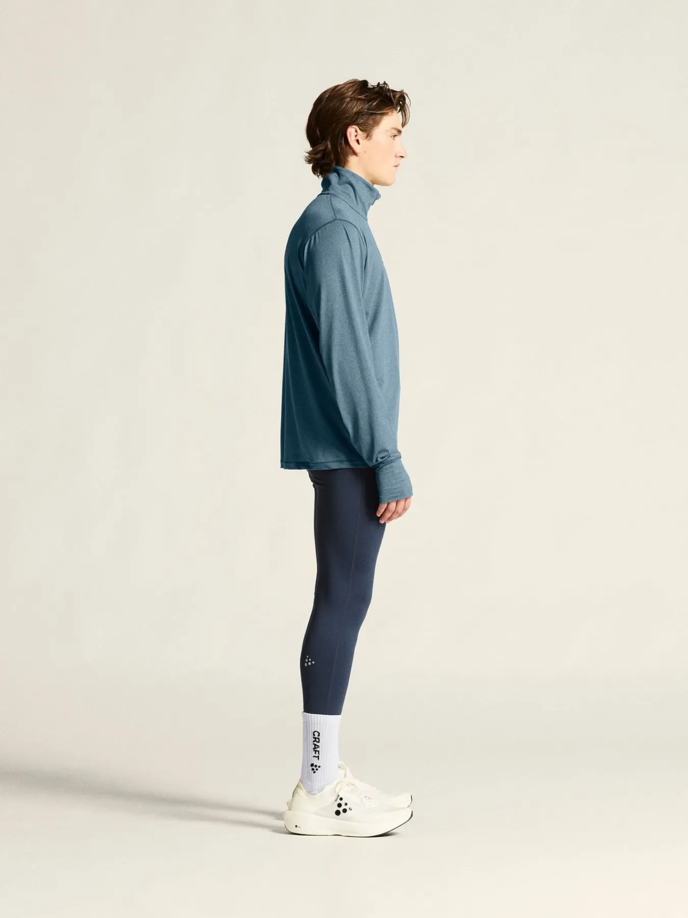 T-Skjorter & Singleter|Løping>Craft Sportswear Flow HZ LS M Real/Melange