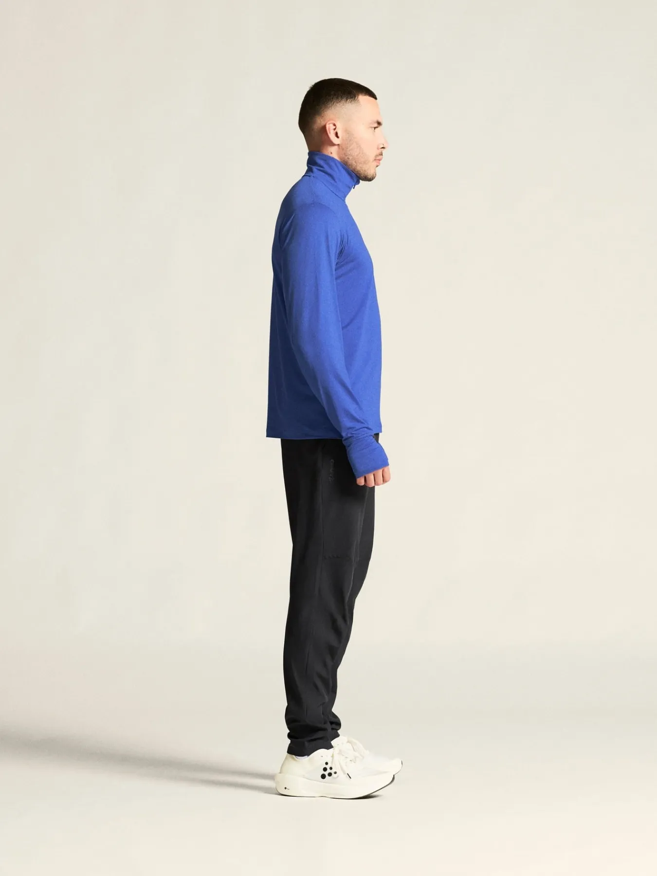 T-Skjorter & Singleter|Løping>Craft Sportswear Flow HZ LS M Ink Blue/Melange