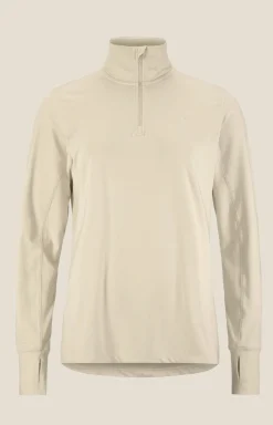 Gensere|Løping>Craft Sportswear Flow HZ LS W Plaster/Melange