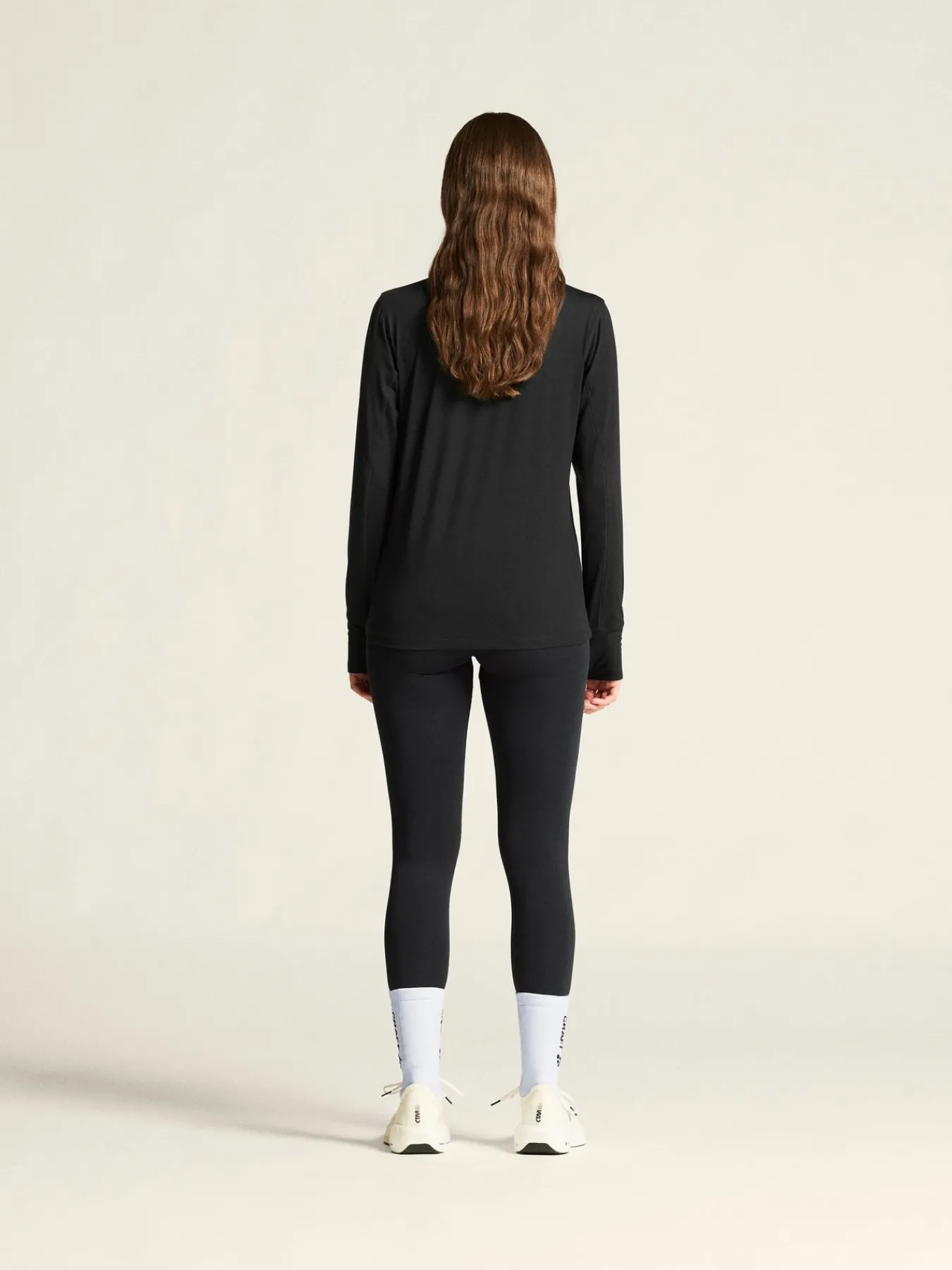 Gensere|Løping>Craft Sportswear Flow HZ LS W Black Melange