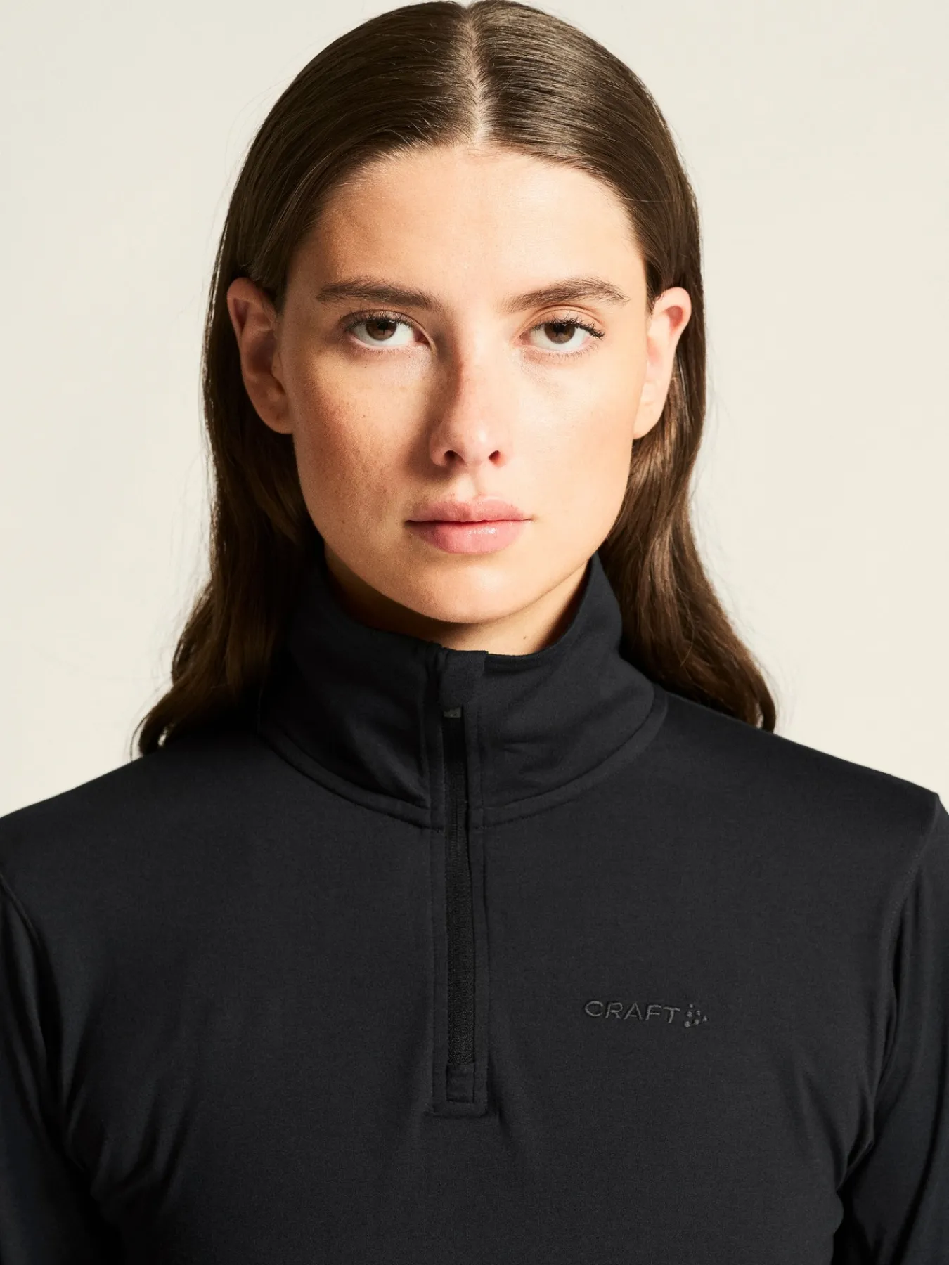 Gensere|Løping>Craft Sportswear Flow HZ LS W Black Melange
