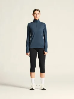 Gensere|Løping>Craft Sportswear Flow HZ LS W North/Melange