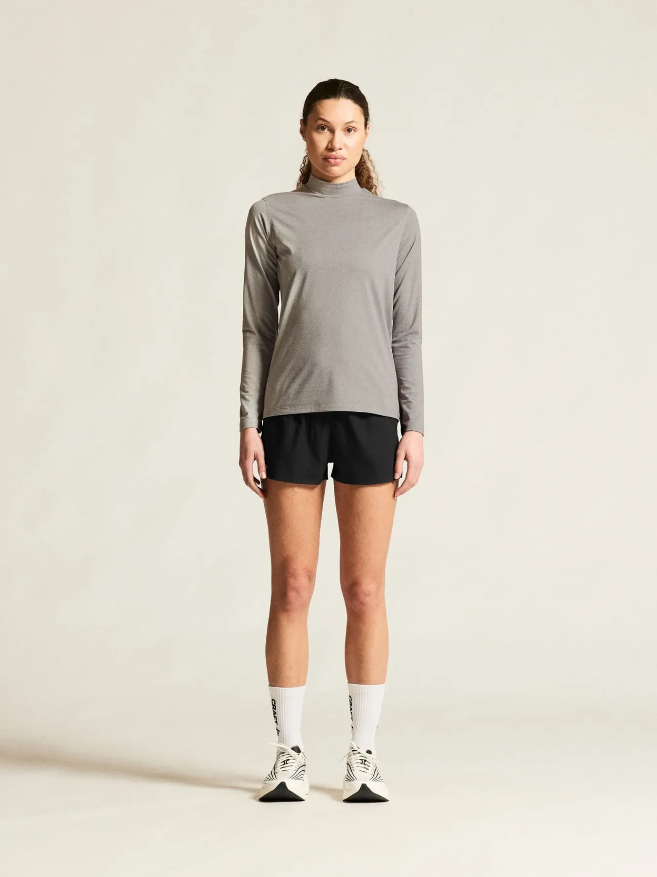Gensere|Løping>Craft Sportswear Flow MN LS W Grey Melange