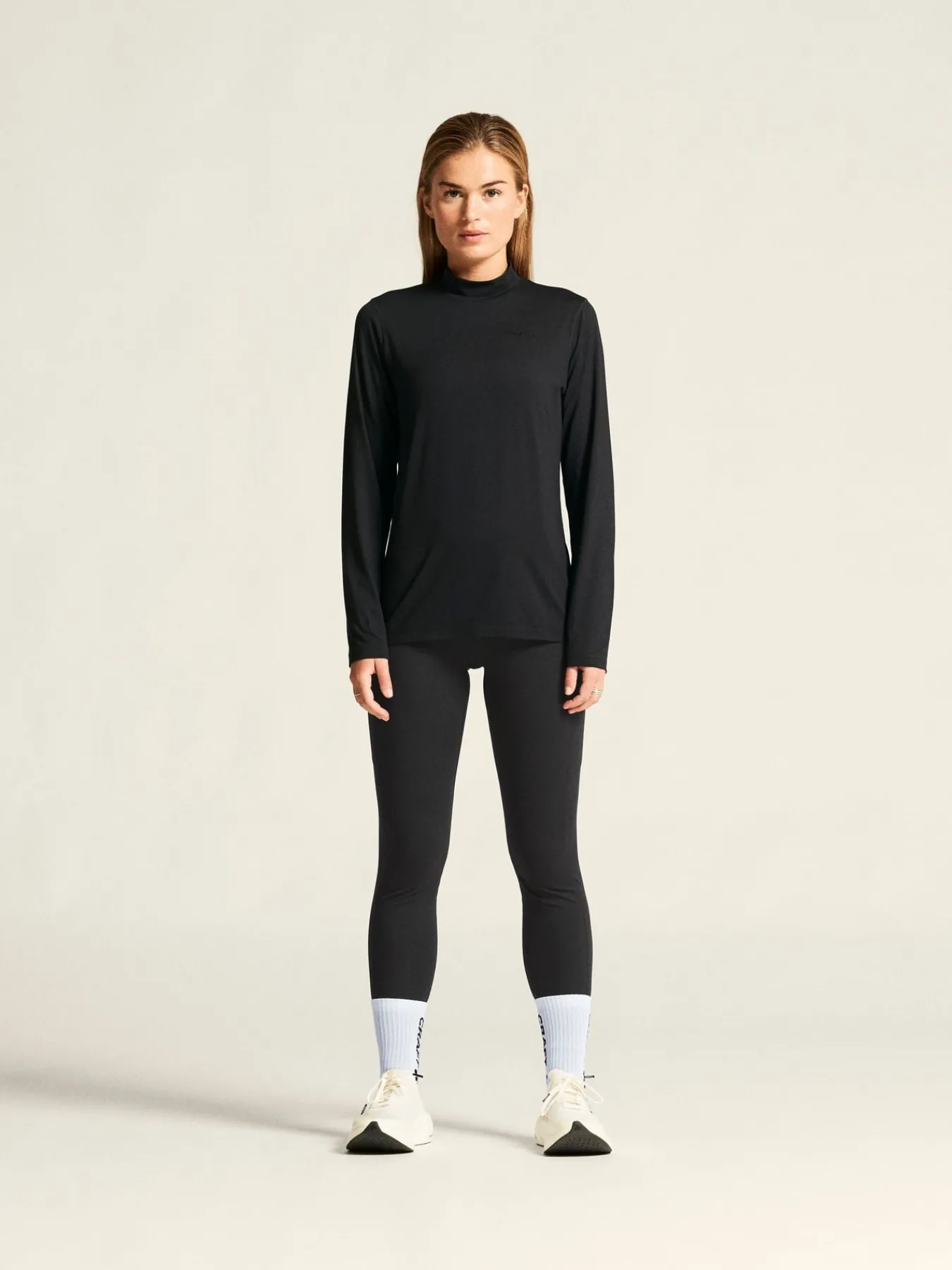 Gensere|Løping>Craft Sportswear Flow MN LS W Black Melange