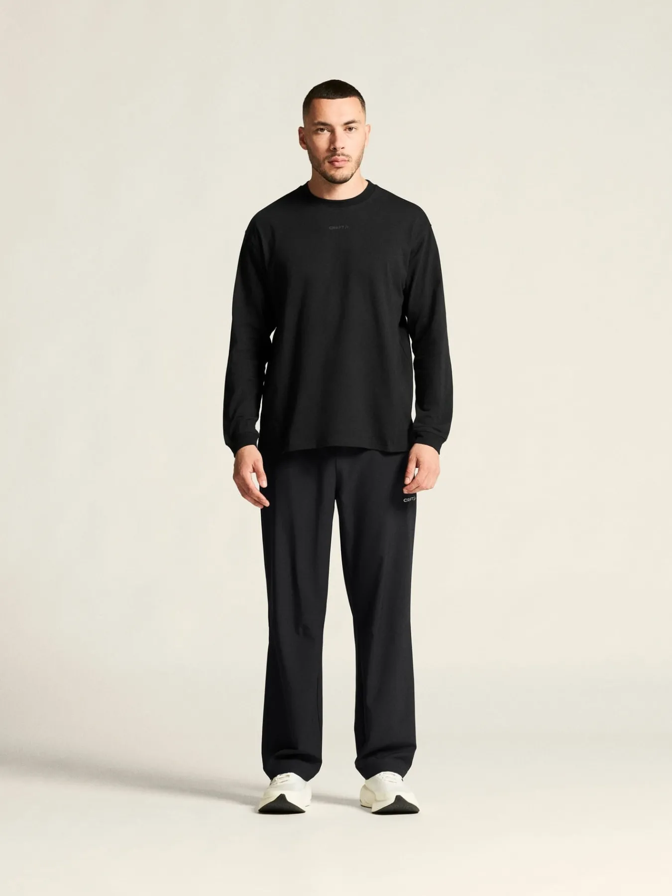 T-Skjorter & Singleter>Craft Sportswear Frequent Heavy LS Tee M Black