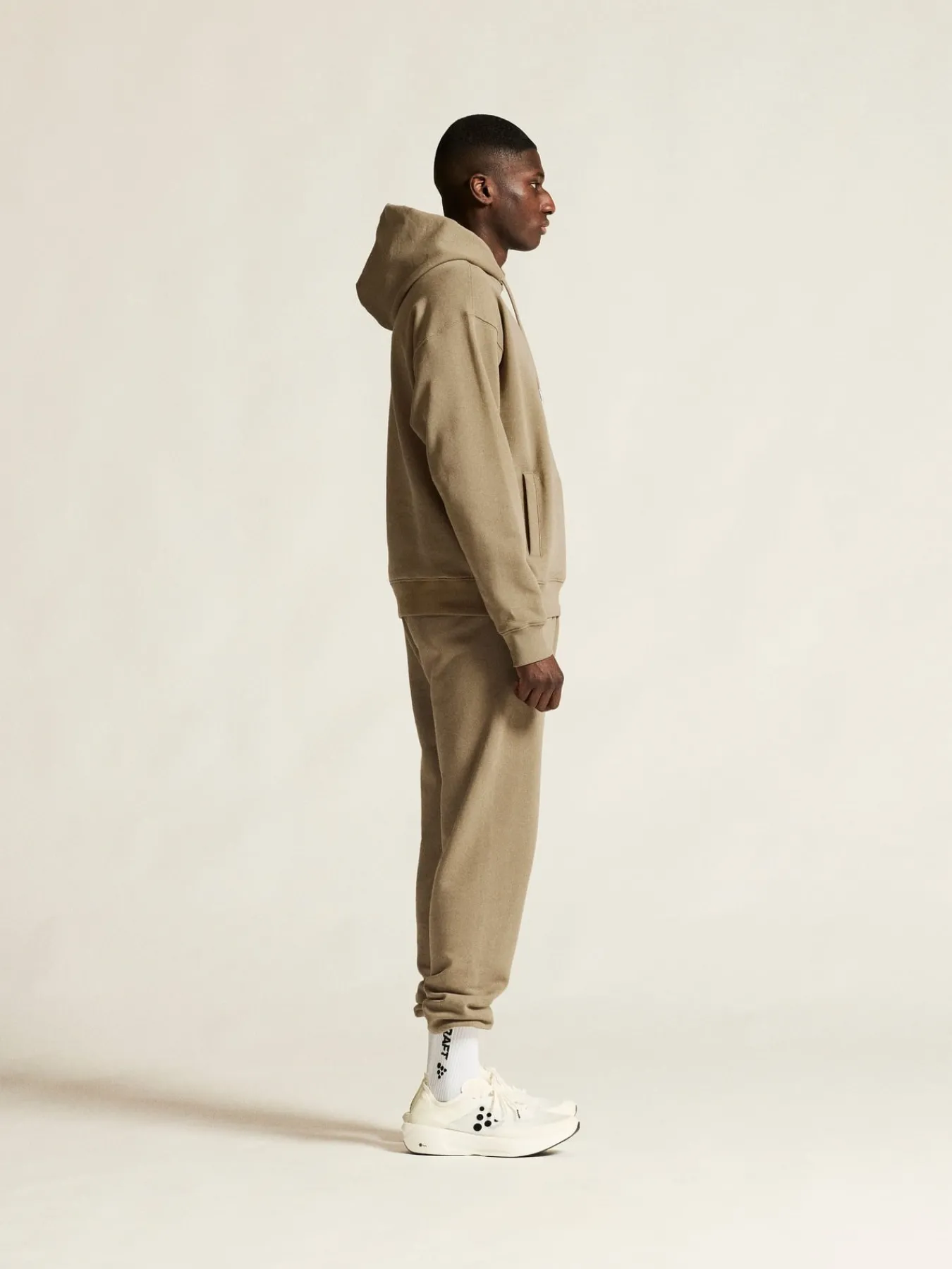 Gensere>Craft Sportswear Frequent Hoodie M Taupe