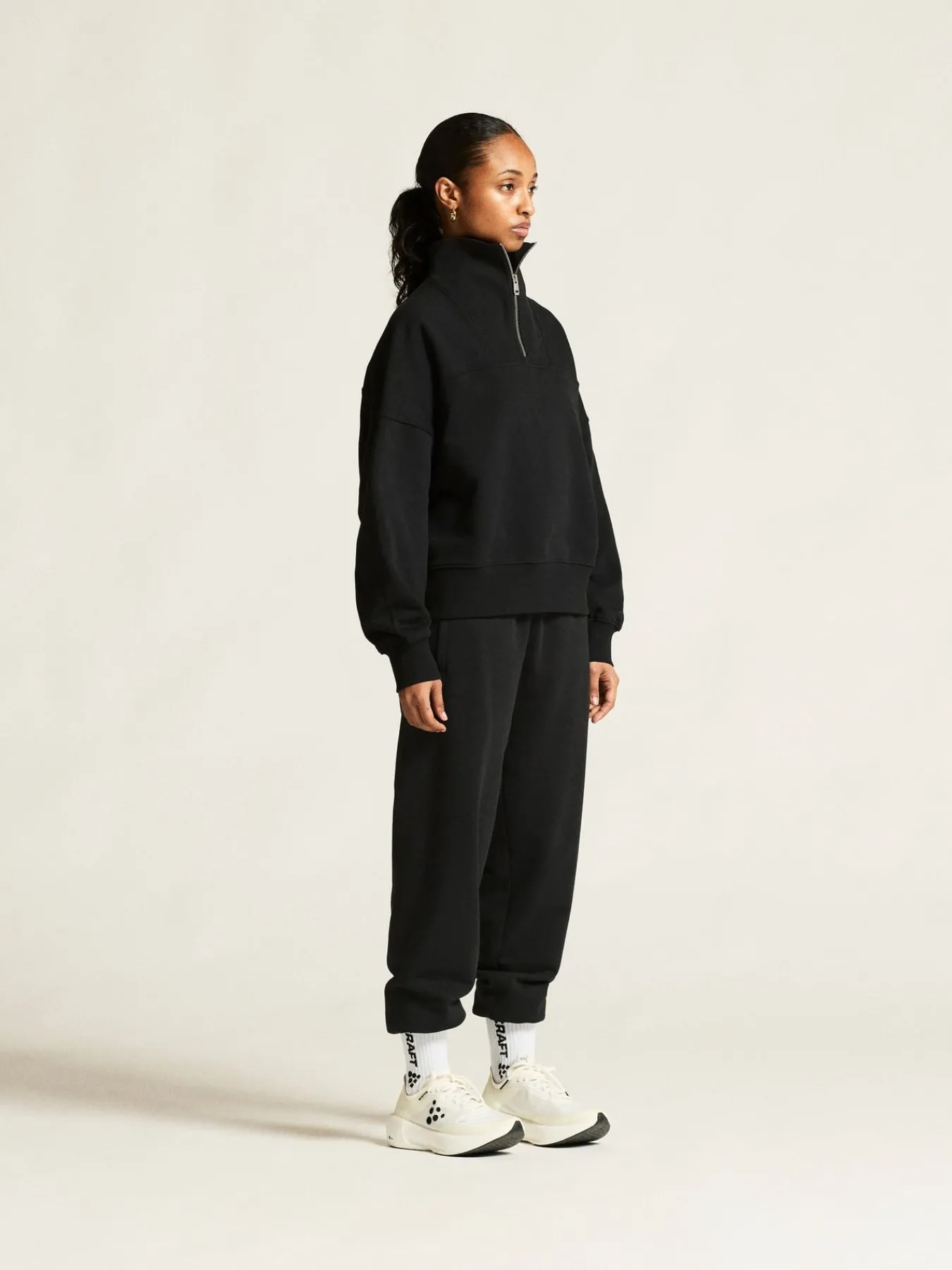 Gensere>Craft Sportswear Frequent HZ Sweatshirt W Black