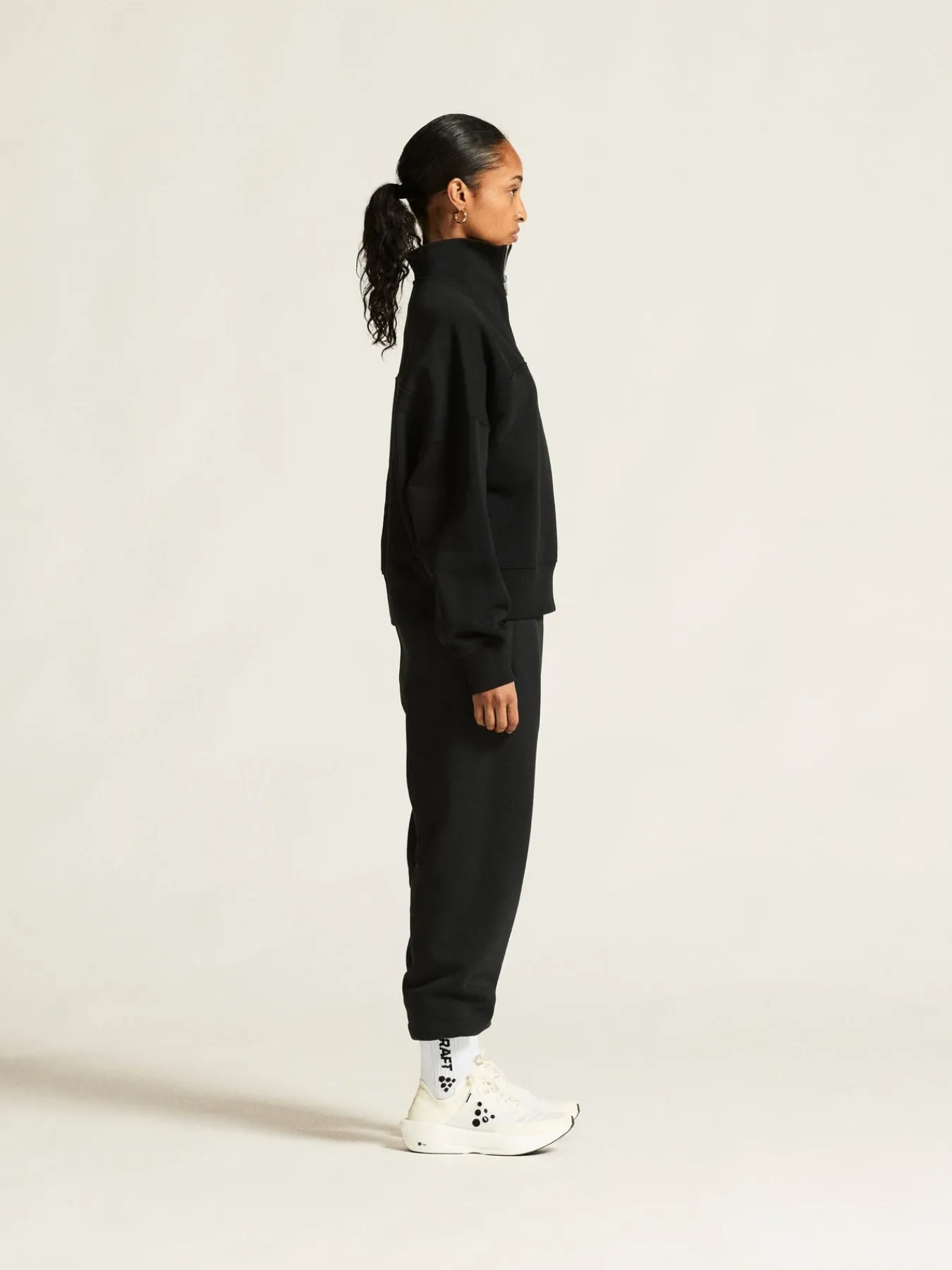 Gensere>Craft Sportswear Frequent HZ Sweatshirt W Black