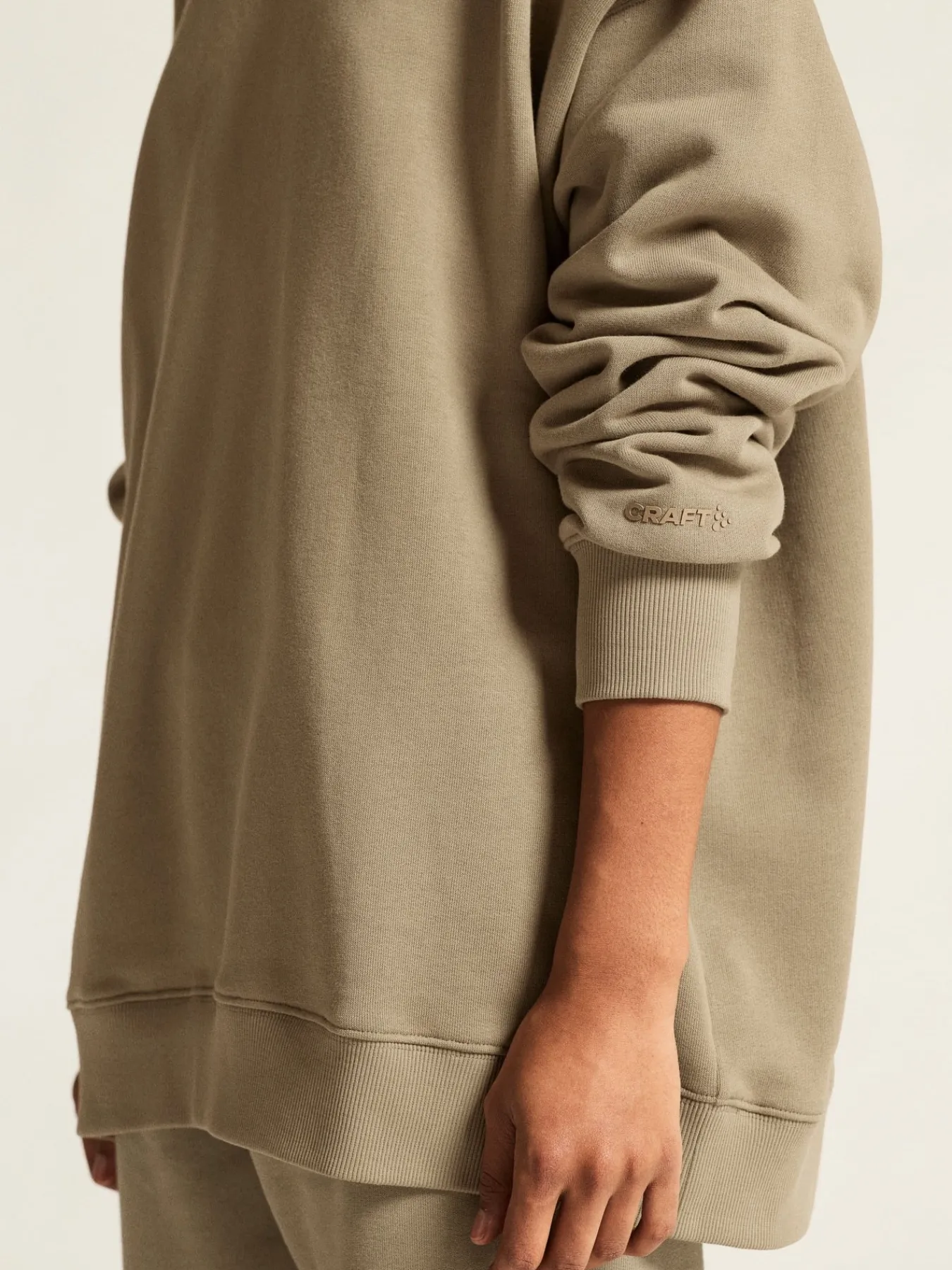 Gensere>Craft Sportswear Frequent RN sweatshirt W Taupe