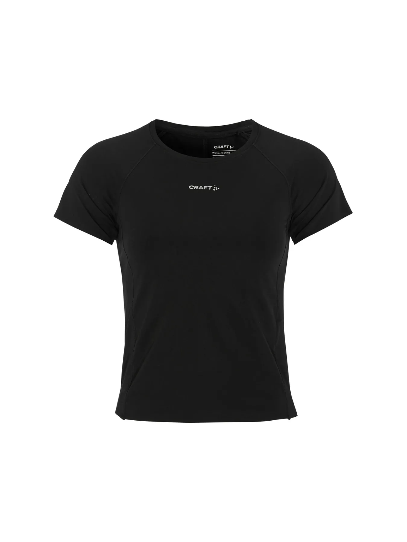 T-Skjorter & Singleter|Løping>Craft Sportswear Hypervent Cropped Tee W Black