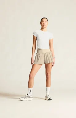 T-Skjorter & Singleter|Løping>Craft Sportswear Hypervent Cropped Tee W White