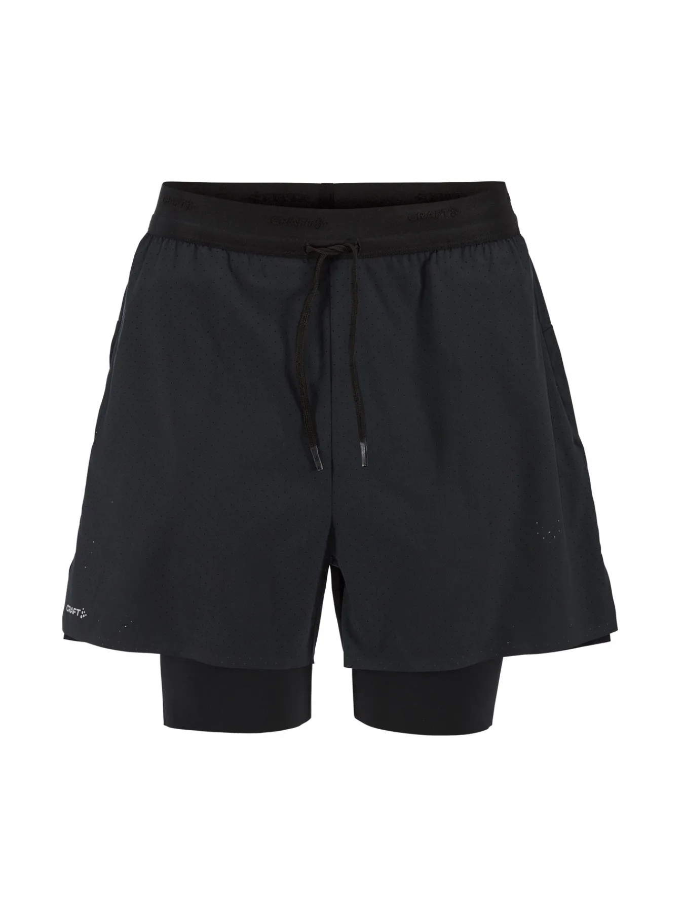 Shorts|Løping>Craft Sportswear Hypervent 2-In-1 Shorts M Black