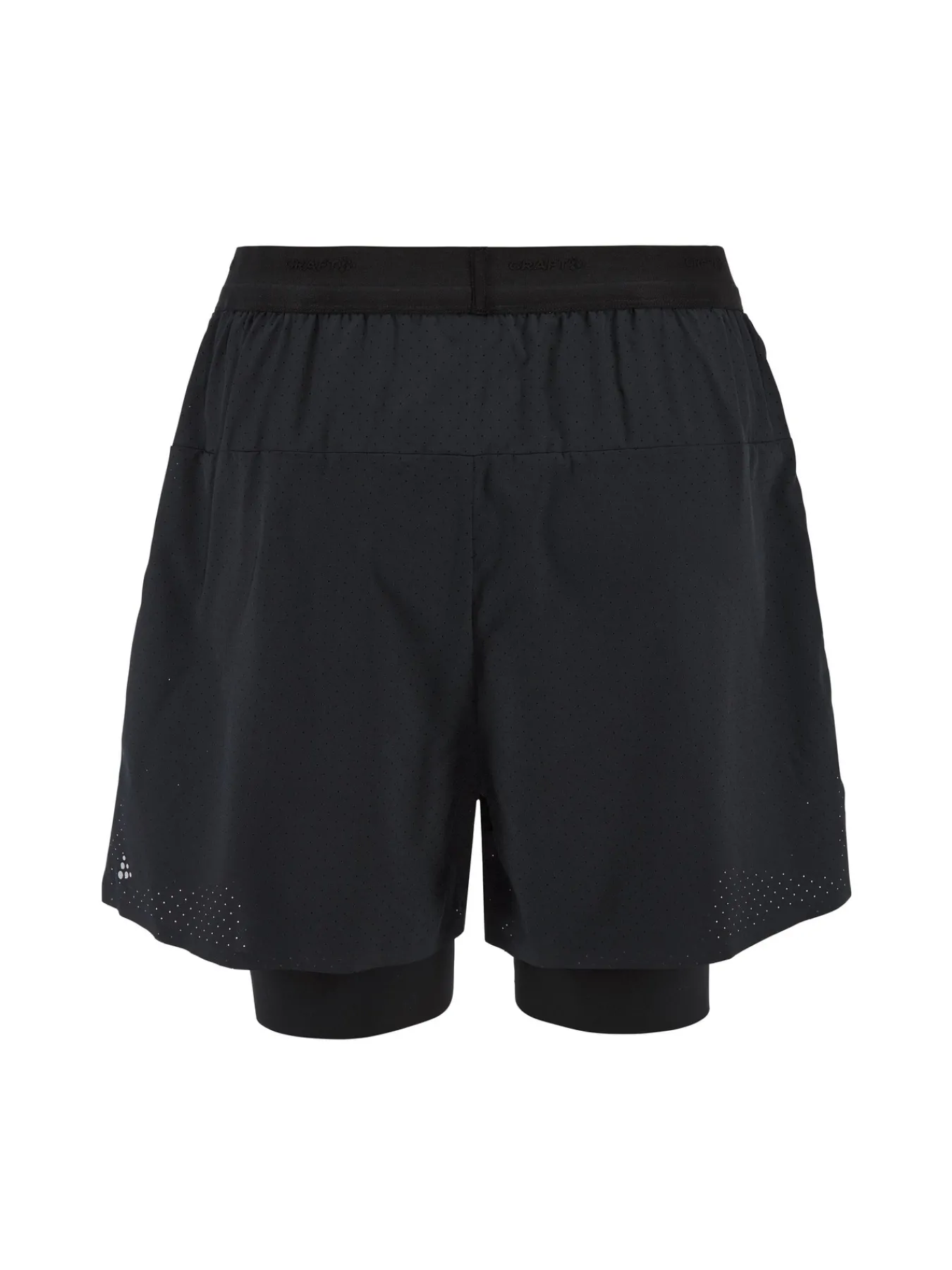 Shorts|Løping>Craft Sportswear Hypervent 2-In-1 Shorts M Black