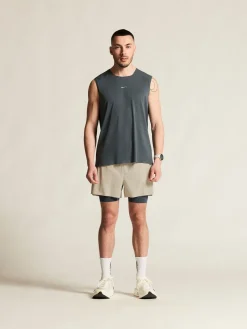 Shorts|Løping>Craft Sportswear Hypervent 2-In-1 Shorts M Plaster