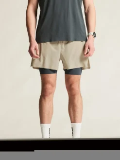 Shorts|Løping>Craft Sportswear Hypervent 2-In-1 Shorts M Plaster