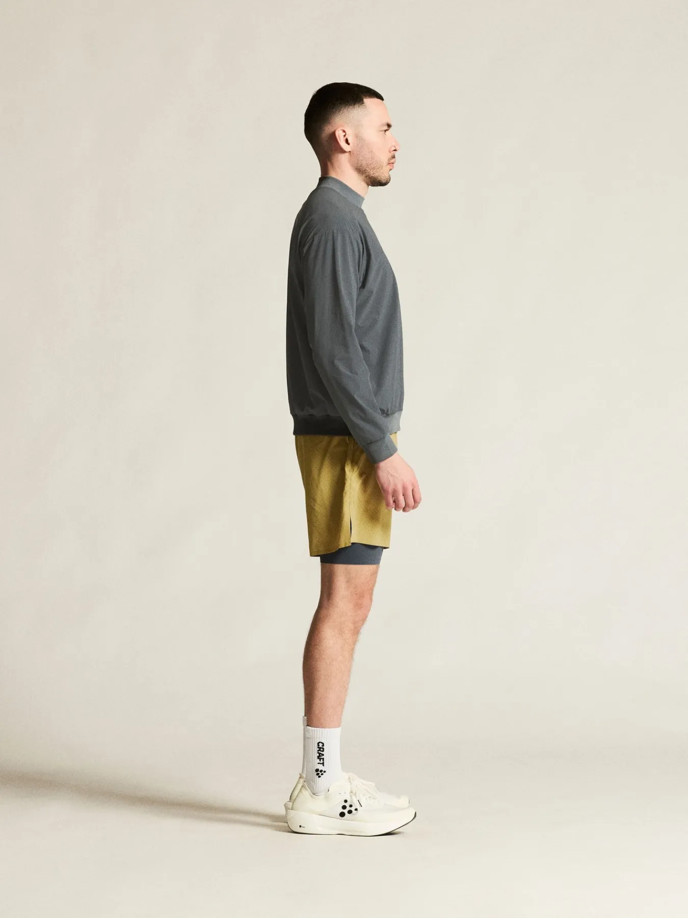 Shorts|Løping>Craft Sportswear Hypervent 2-In-1 Shorts M Khaki