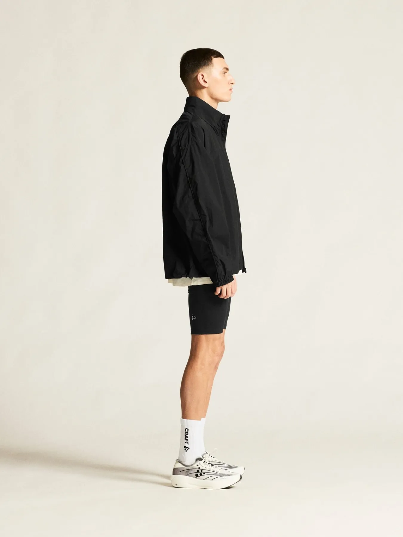 Jakker & Vester|Løping>Craft Sportswear Hypervent Oversized Wind Jacket M Black