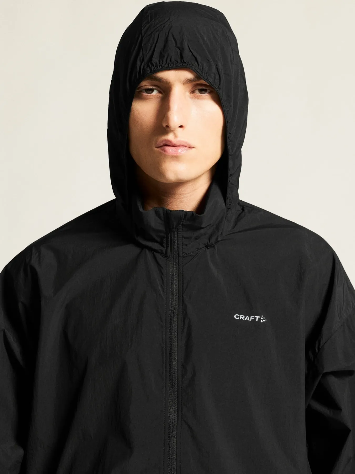 Jakker & Vester|Løping>Craft Sportswear Hypervent Oversized Wind Jacket M Black