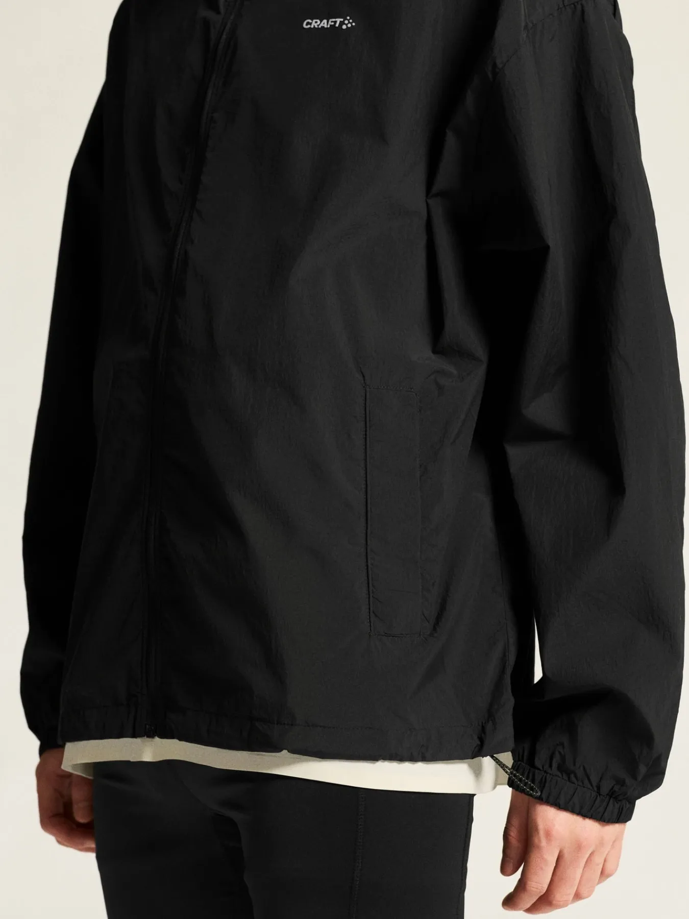 Jakker & Vester|Løping>Craft Sportswear Hypervent Oversized Wind Jacket M Black