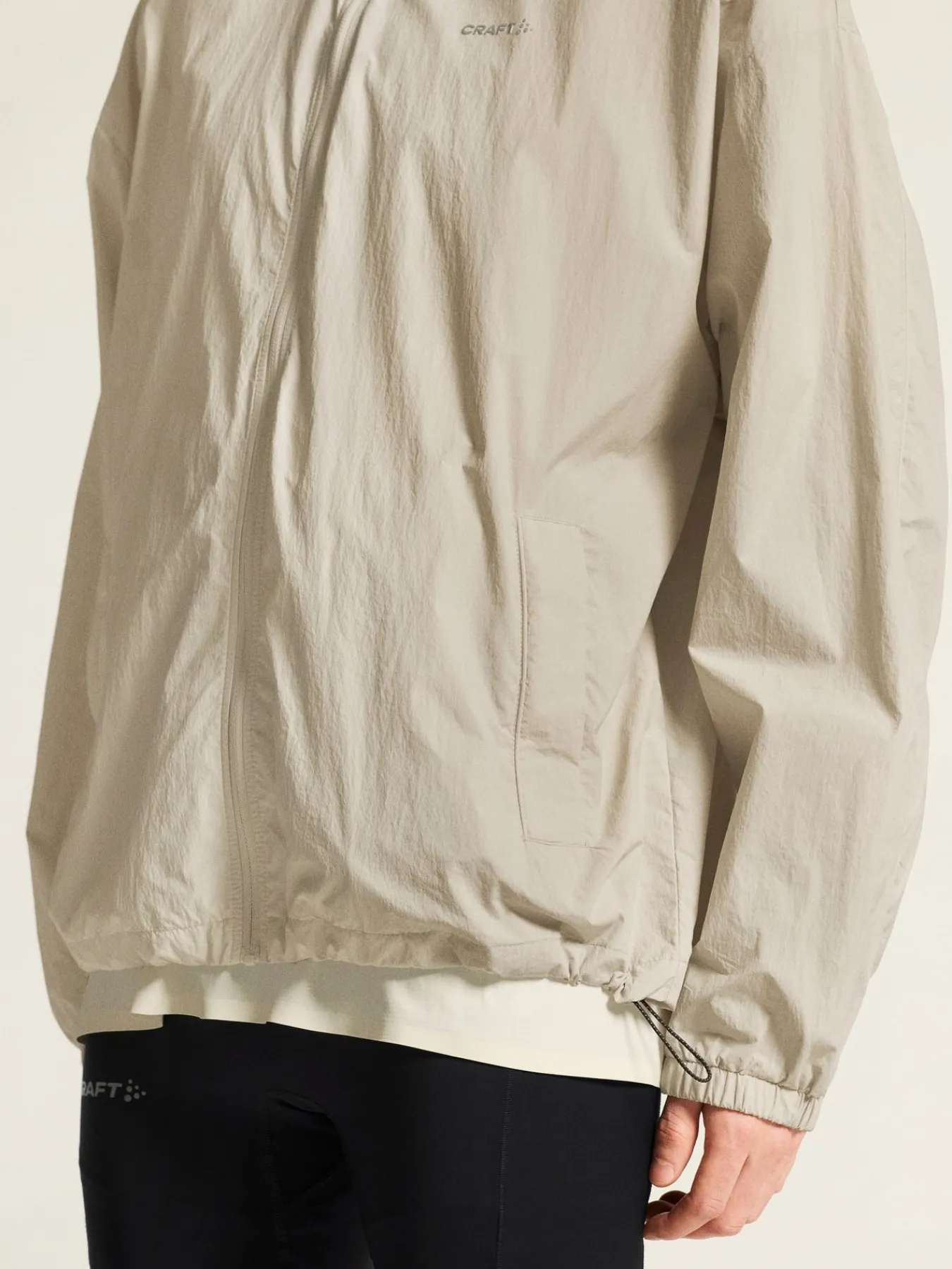 Jakker & Vester|Løping>Craft Sportswear Hypervent Oversized Wind Jacket M Plaster