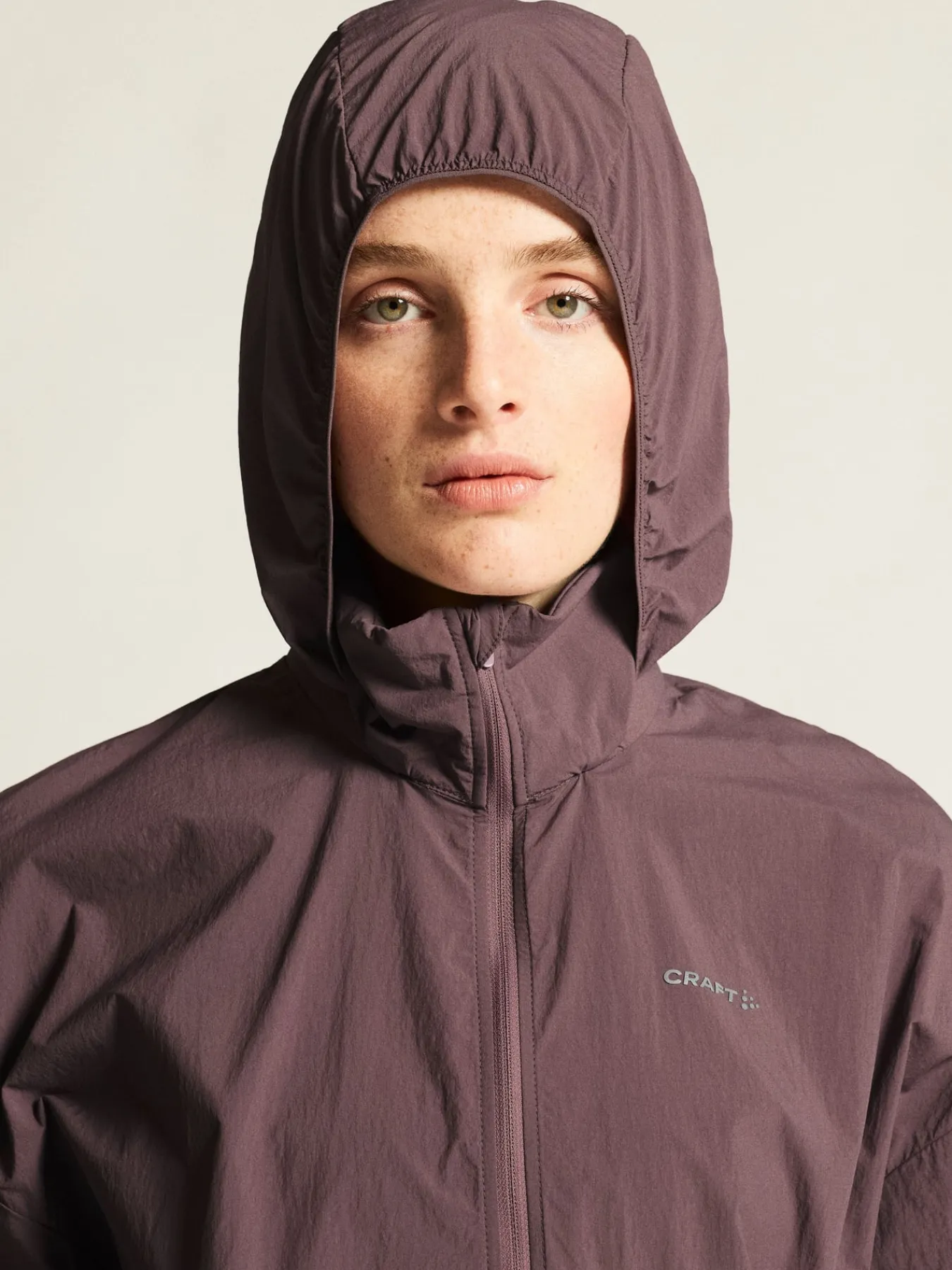 Jakker & Vester|Løping>Craft Sportswear Hypervent Oversized Wind Jacket W Flint