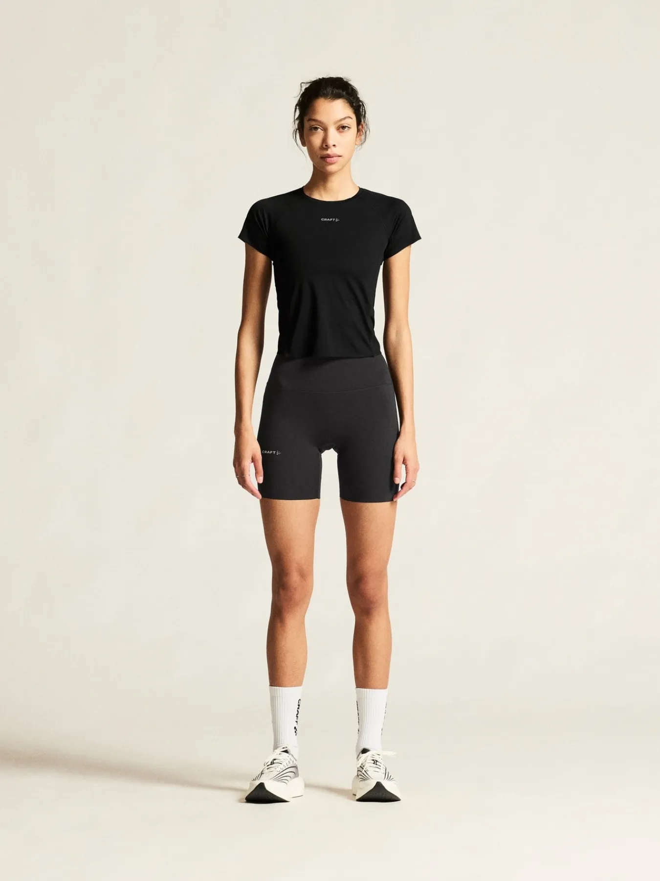Tights|Løping>Craft Sportswear Hypervent Short Tights W Black