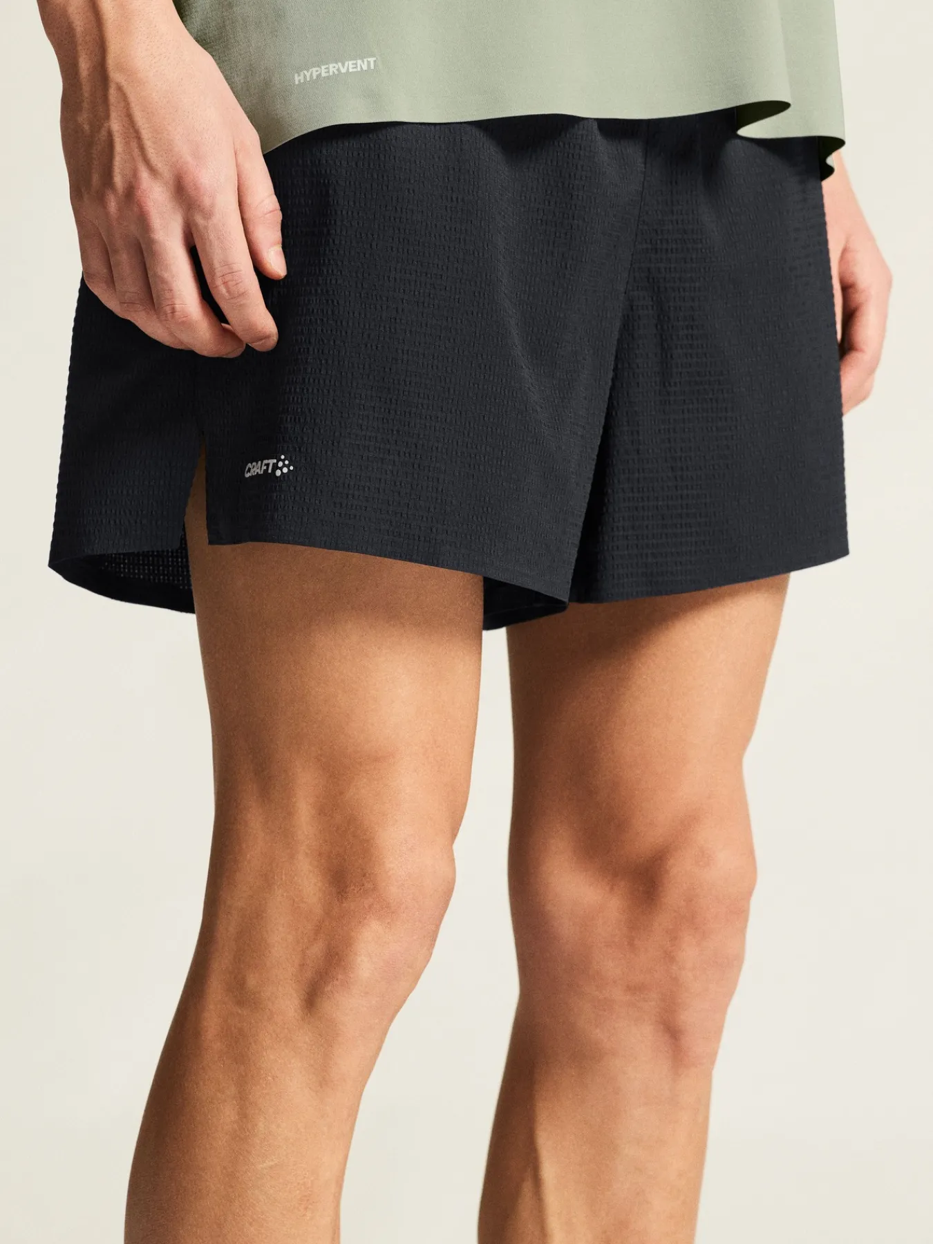 Shorts|Løping>Craft Sportswear Hypervent Structure Shorts M Black