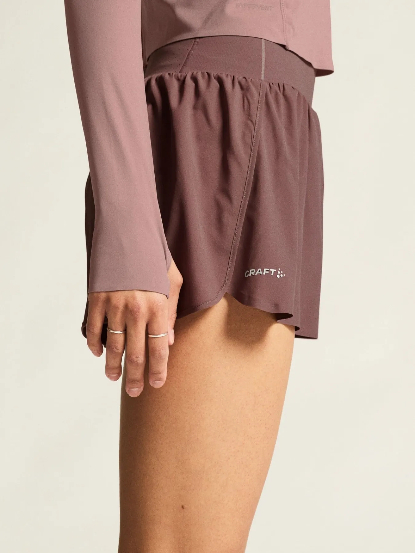 Shorts & Skjørt|Løping>Craft Sportswear Hypervent Wide Shorts W Flint