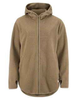 Mellomlag & Fleece|Mellomlag>Craft Sportswear Join Pile Fleece FZ Hood W Taupe