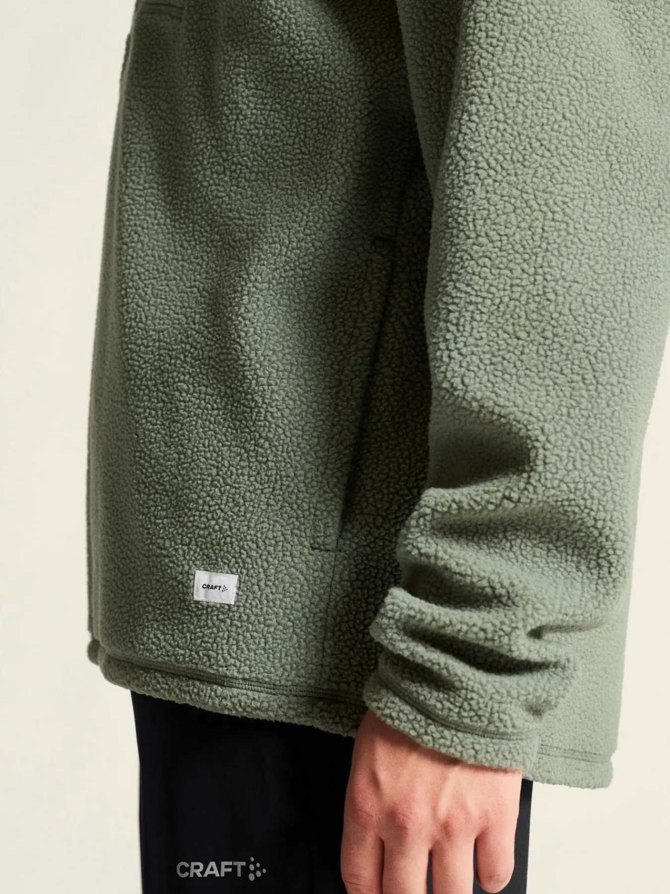 Mellomlag & Fleece|Mellomlag>Craft Sportswear Join Pile Fleece HZ M Leaf
