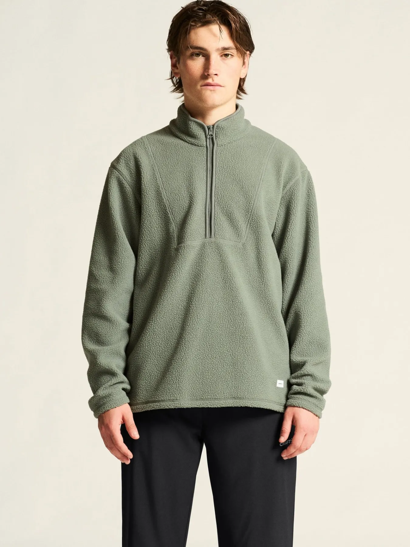 Mellomlag & Fleece|Mellomlag>Craft Sportswear Join Pile Fleece HZ M Leaf