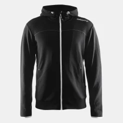 Gensere>Craft Sportswear Leisure Full Zip Hood M Black