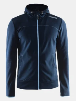 Gensere>Craft Sportswear Leisure Full Zip Hood M Dk Navy