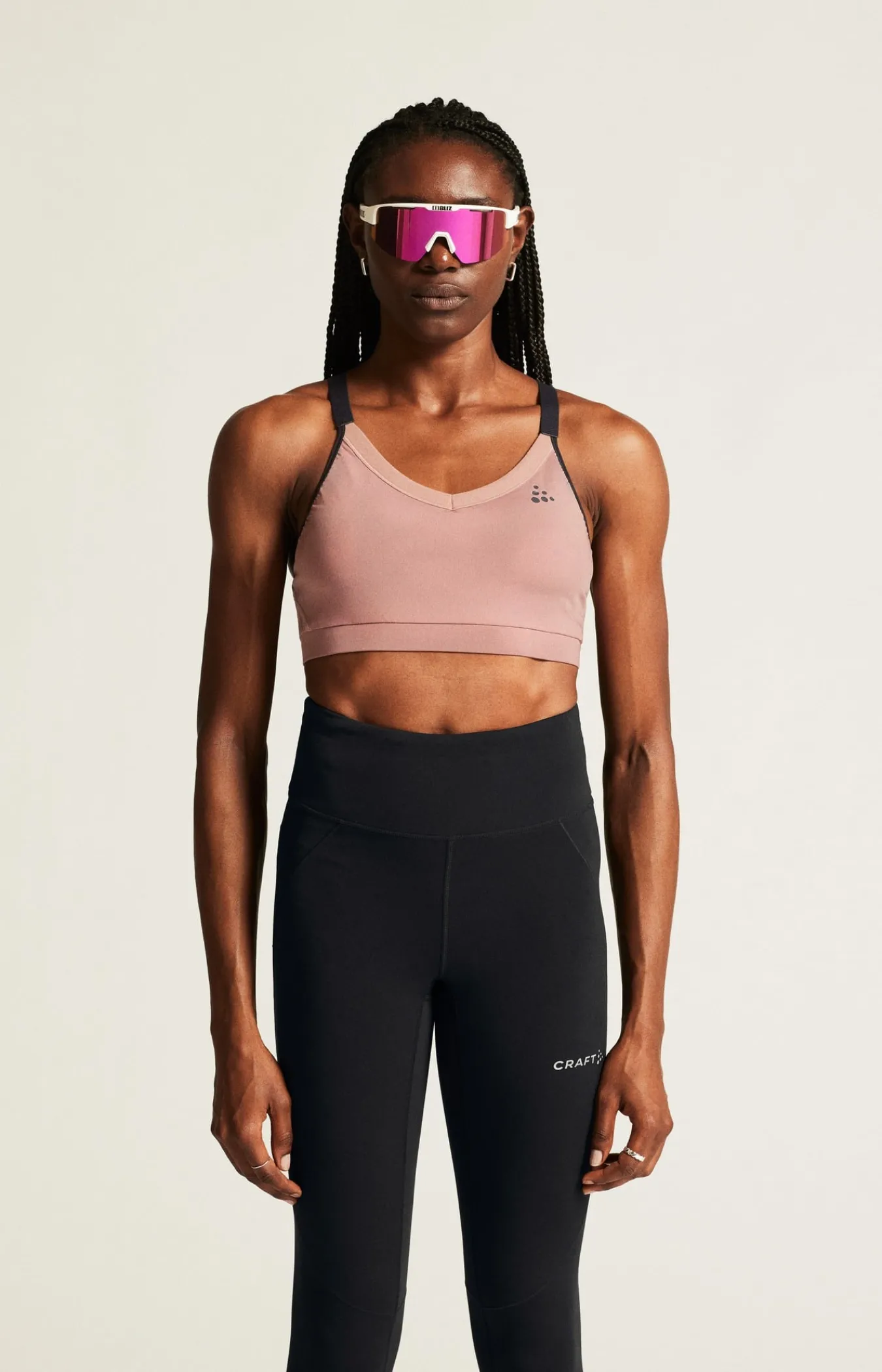 Undertøy|Trening>Craft Sportswear Motion Bra Charm/Dk Plum