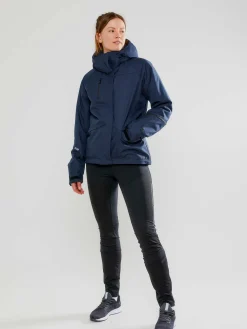 Jakker & Vester>Craft Sportswear Mountain Padded Jacket W Dark Navy Melange