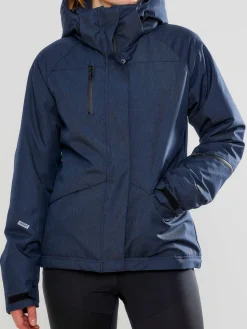 Jakker & Vester>Craft Sportswear Mountain Padded Jacket W Dark Navy Melange