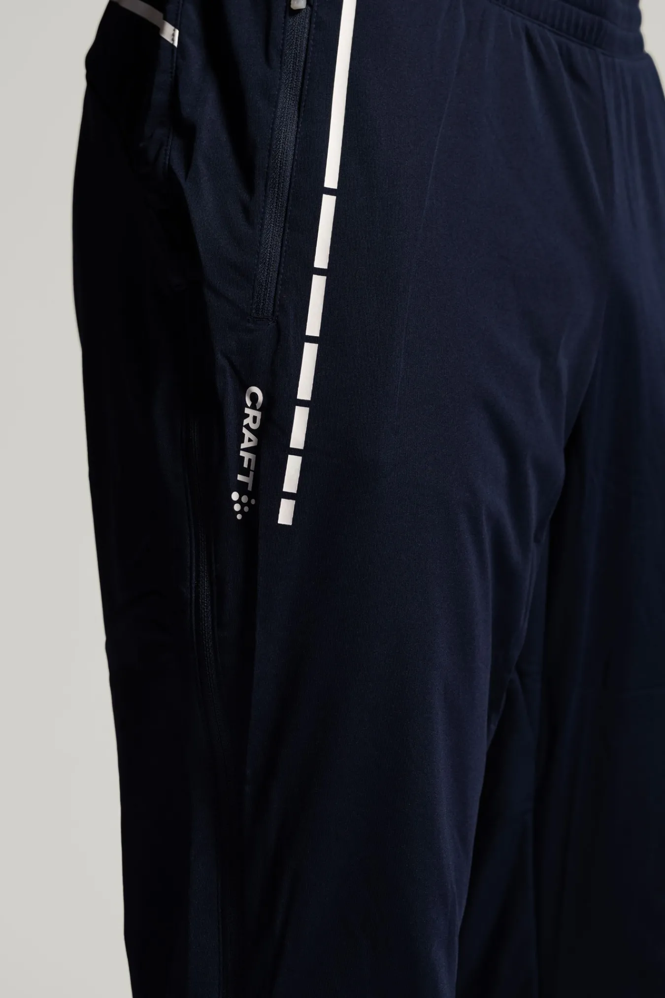 Bukser>Craft Sportswear NOR 3/4 Zip Pants M Blaze / White