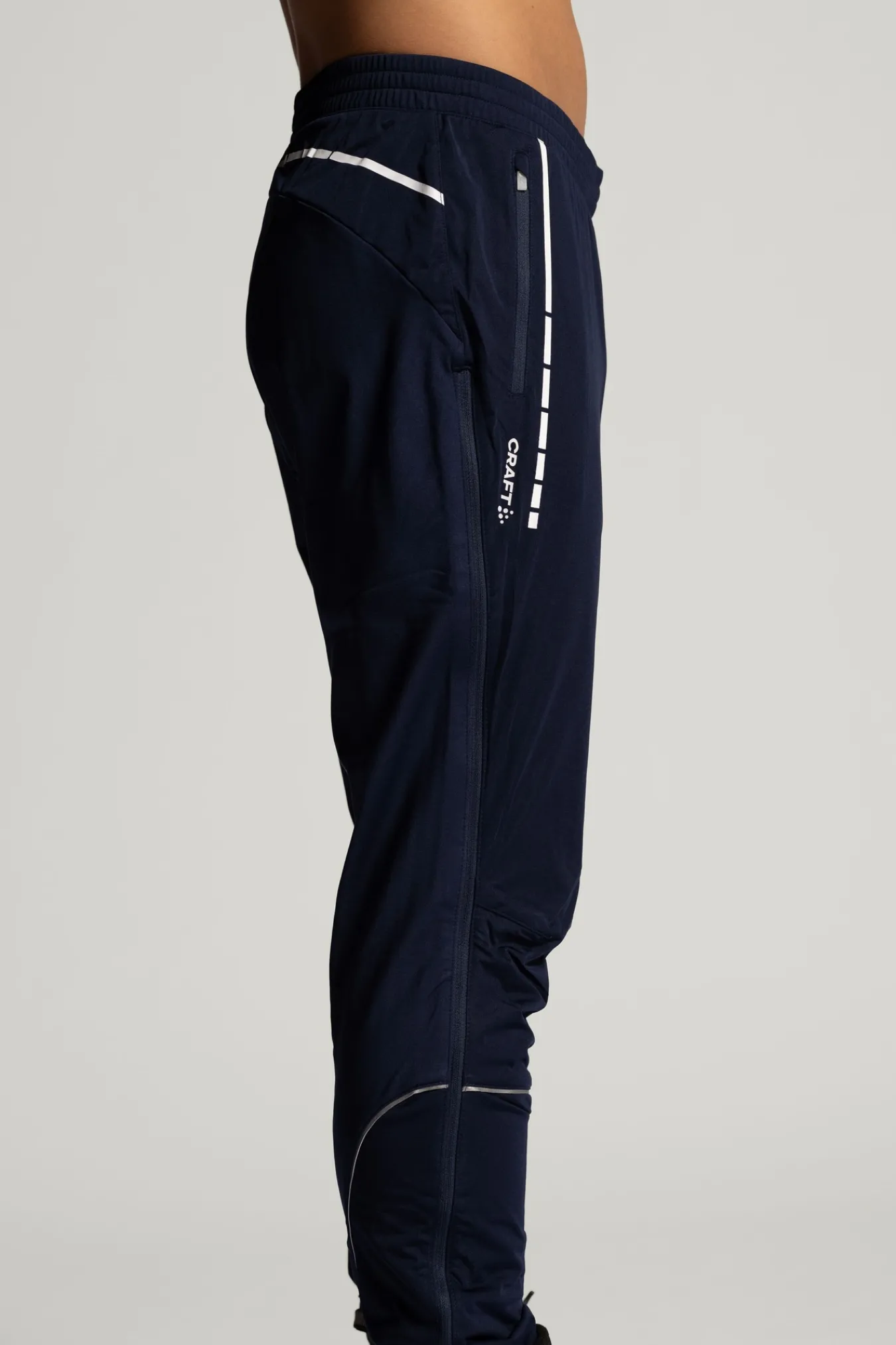 Bukser>Craft Sportswear NOR 3/4 Zip Pants M Blaze / White