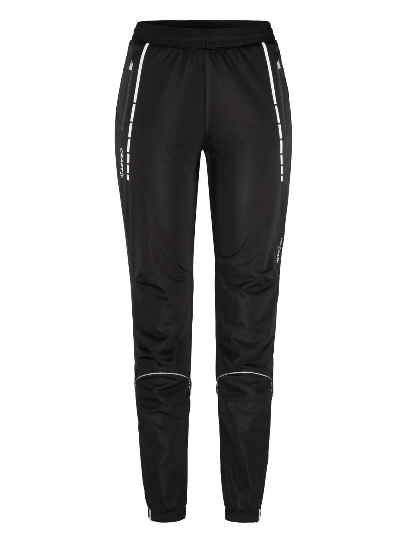 Bukser>Craft Sportswear NOR 3/4 Zip Pants W Black
