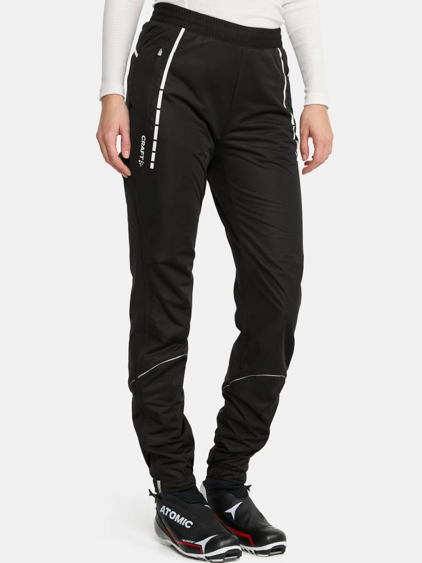 Bukser>Craft Sportswear NOR 3/4 Zip Pants W Black