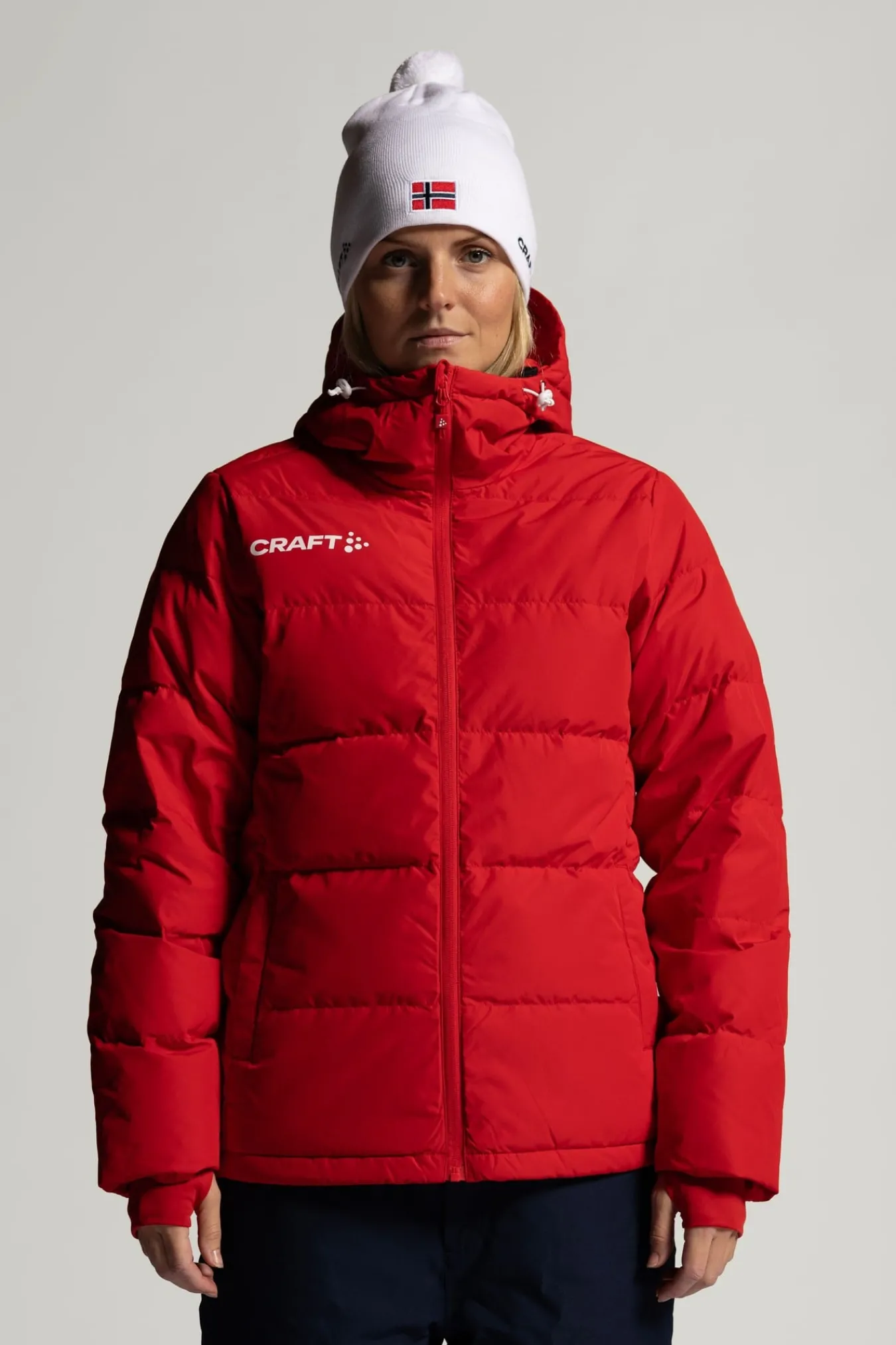 Jakker & Vester>Craft Sportswear NOR Ability Down Jacket W Bright Red