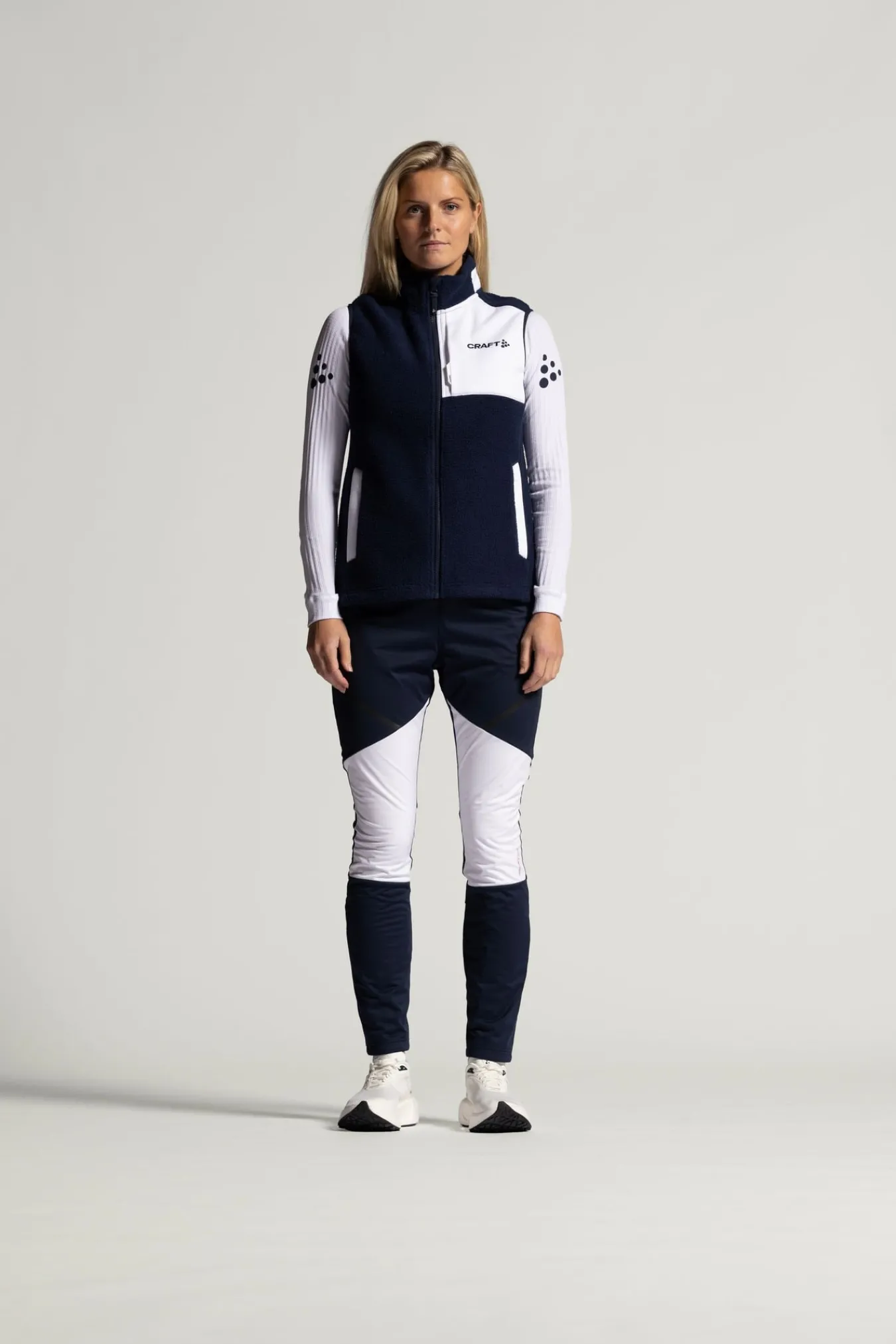 Jakker & Vester>Craft Sportswear NOR ADV Explore Pile Fleece Vest W Blaze-White